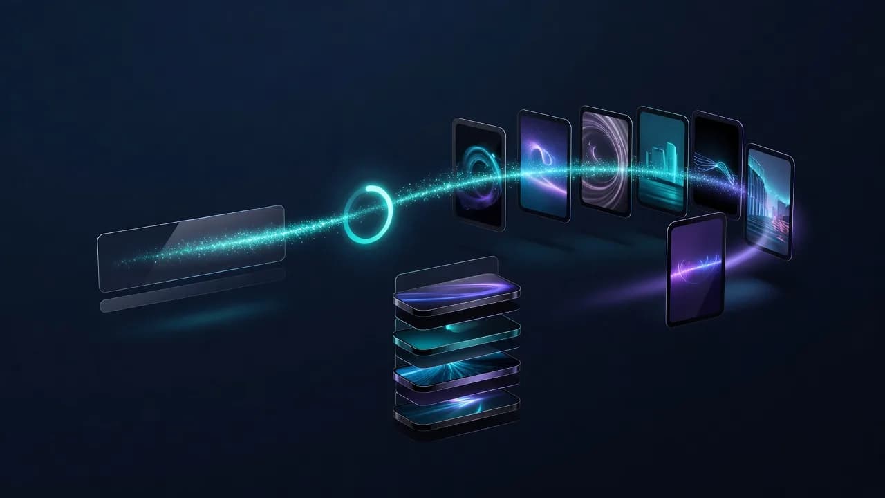 Sora 2-style text to video AI generator inside VIBE app